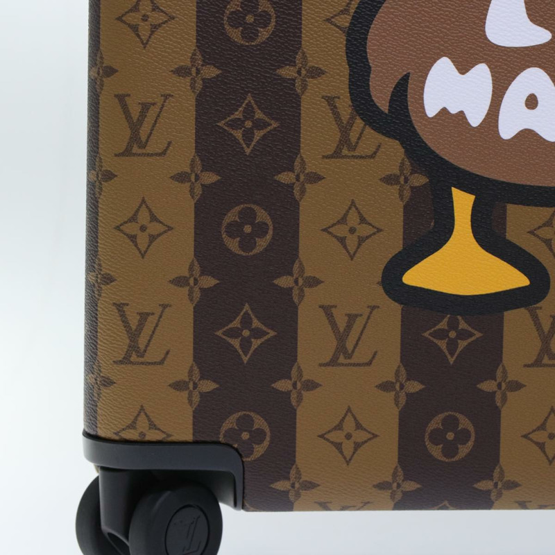 【日本直送】路易威登 Monogram Stripe HUMAN MADE Horizon 55 手提箱 M20481 Auth 48828SM-56