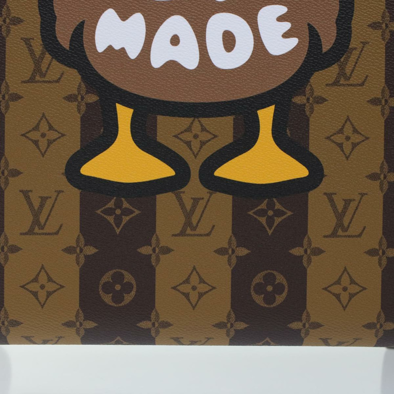 【日本直送】路易威登 Monogram Stripe HUMAN MADE Horizon 55 手提箱 M20481 Auth 48828SM-57