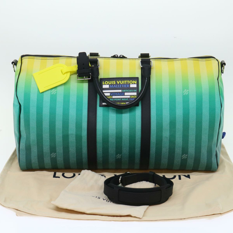 【日本直送】路易威登 Damier 條紋漸層 Keepall Bandouliere 50 M59912 正品 51138SM-11