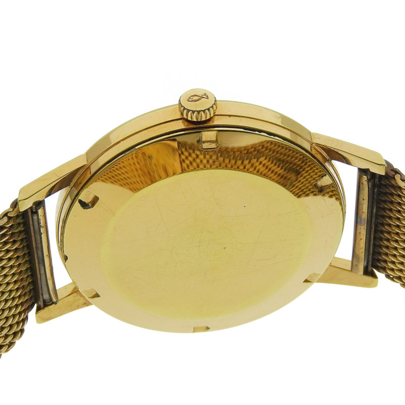 國際鐘錶公司 IWC 8541 型男士自動腕錶,鍍金模擬顯示,金色錶盤-7