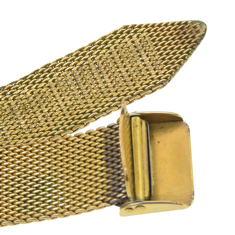 國際鐘錶公司 IWC 8541 型男士自動腕錶,鍍金模擬顯示,金色錶盤-9