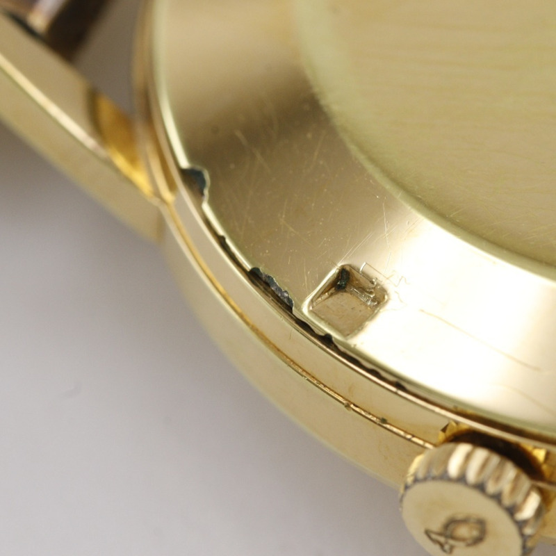 國際鐘錶公司 IWC 8541 型男士自動腕錶,鍍金模擬顯示,金色錶盤-11