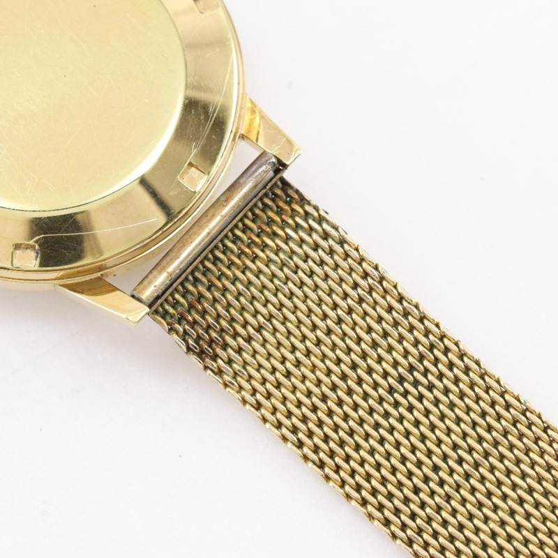 國際鐘錶公司 IWC 8541 型男士自動腕錶,鍍金模擬顯示,金色錶盤-13