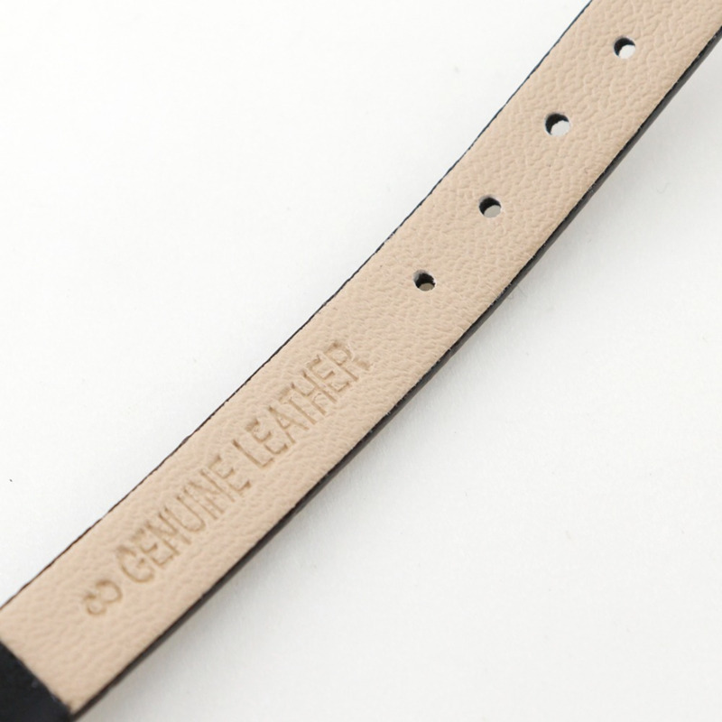 歐米茄古董腕錶,Cal. 481機芯,鉑金材質,鑲鑽,壓紋皮革錶帶,手動上鍊,指針式顯示,白色錶盤,女士款-8