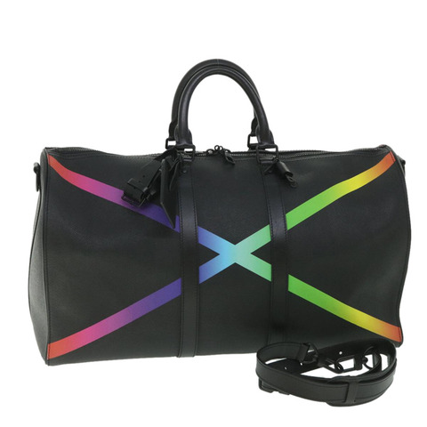 路易威登 Taiga Rainbow Keepall Bandouliere 50 波士頓包 M30345 正品 55863SM
