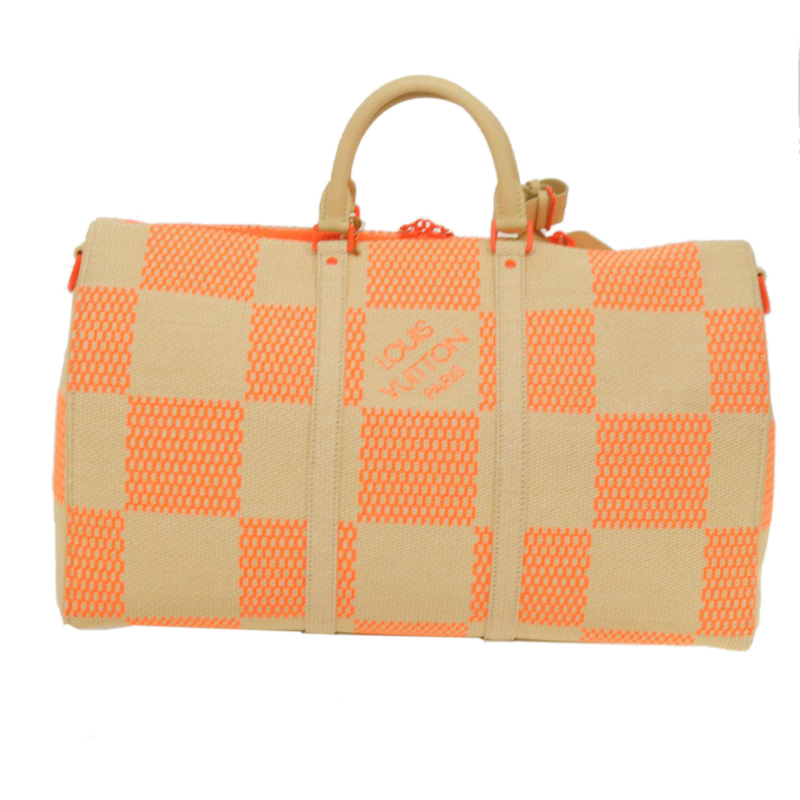 【日本直送】路易威登 Damier Giant Keepall Bandouliere 50 旅行包 米色 M57419 正品 59673SM-1