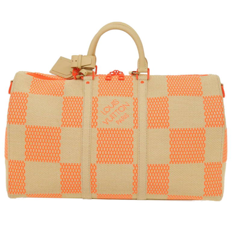 【日本直送】路易威登 Damier Giant Keepall Bandouliere 50 旅行包 米色 M57419 正品 59673SM-12