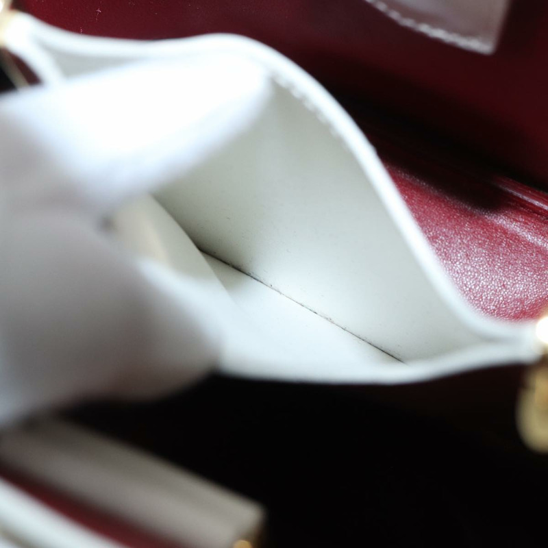 【日本直送】PRADA 手提包 Safiano 皮革 2way 白色 Auth 83161A-22