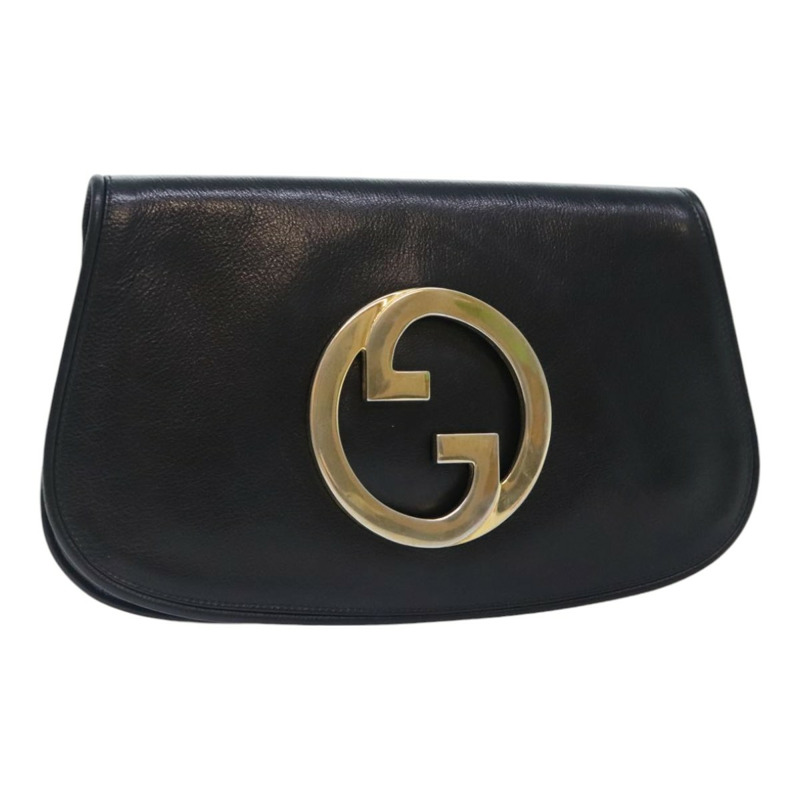 【日本直送】GUCCI 黑色真皮手拿包 正品 am6818A-0