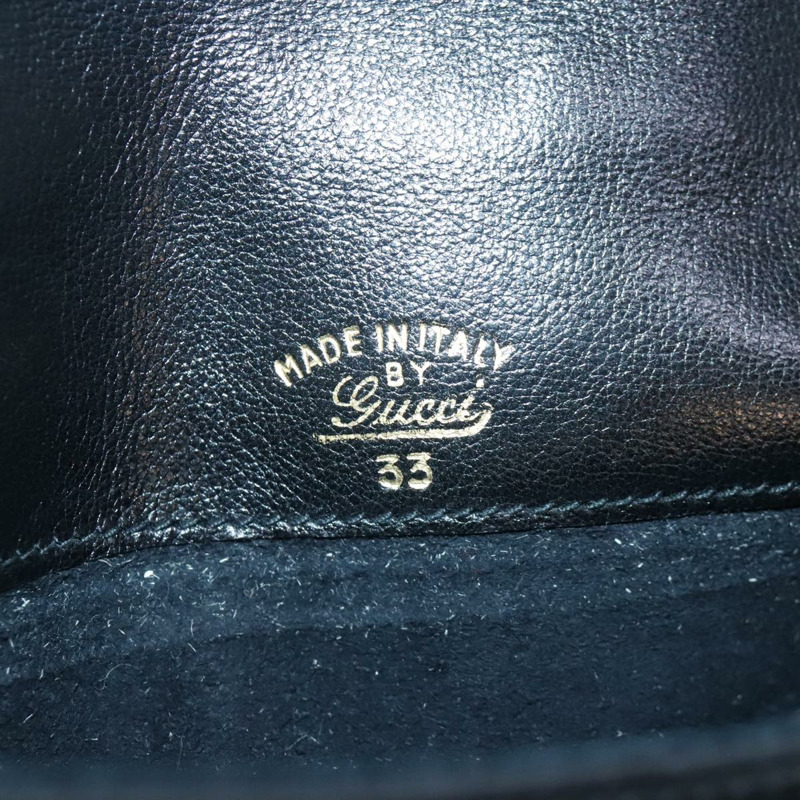 【日本直送】GUCCI 黑色真皮手拿包 正品 am6818A-13