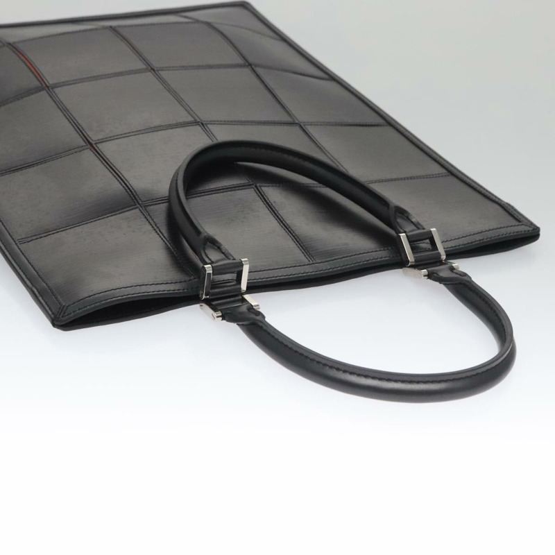 【日本直送】路易威登 Epi Stretch Silver Fizz 手提包 黑色 M54622 LV Auth 105153A-5