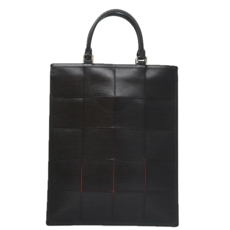 【日本直送】路易威登 Epi Stretch Silver Fizz 手提包 黑色 M54622 LV Auth 105153A-12