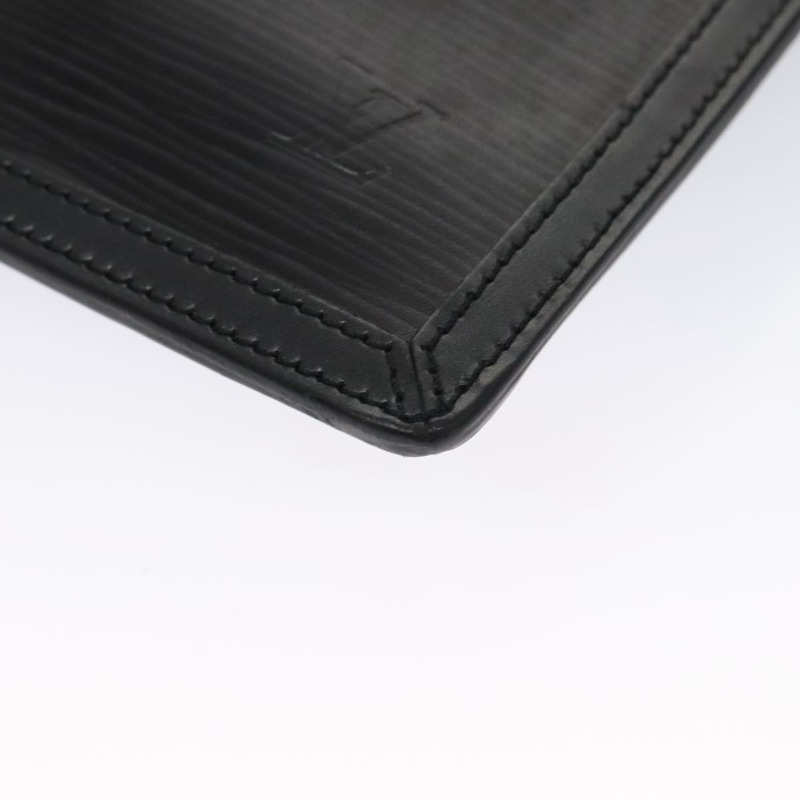 【日本直送】路易威登 Epi Stretch Silver Fizz 手提包 黑色 M54622 LV Auth 105153A-13