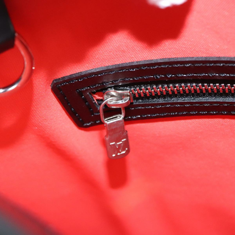 【日本直送】路易威登 Epi Stretch Silver Fizz 手提包 黑色 M54622 LV Auth 105153A-19