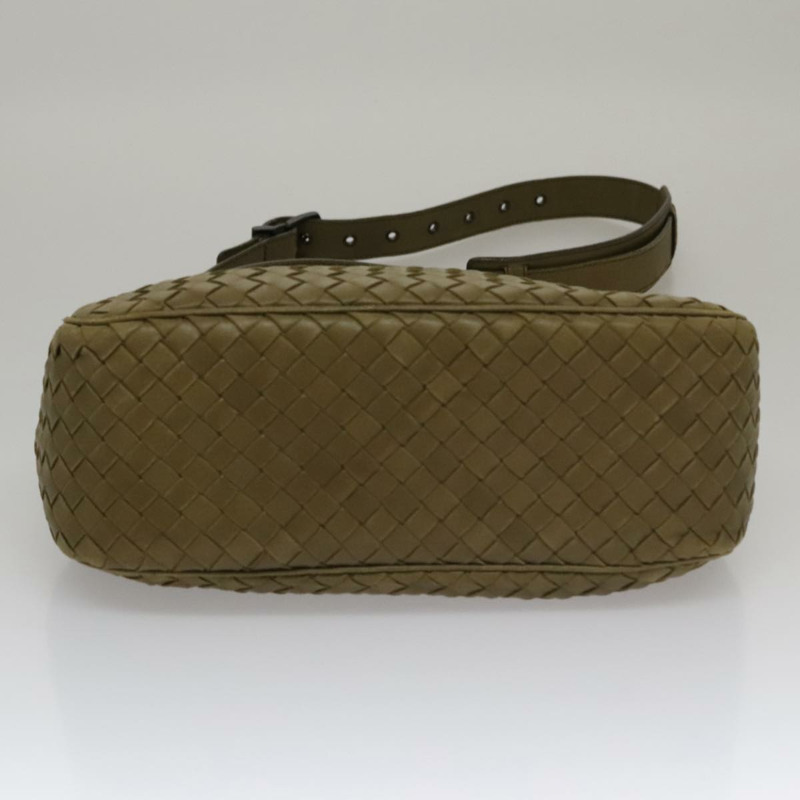 【日本直送】BOTTEGA VENETA INTRECCIATO 單肩包 皮革 卡其色 143276 正品 am7407A-4