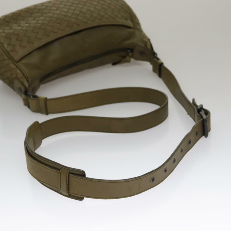 【日本直送】BOTTEGA VENETA INTRECCIATO 單肩包 皮革 卡其色 143276 正品 am7407A-6