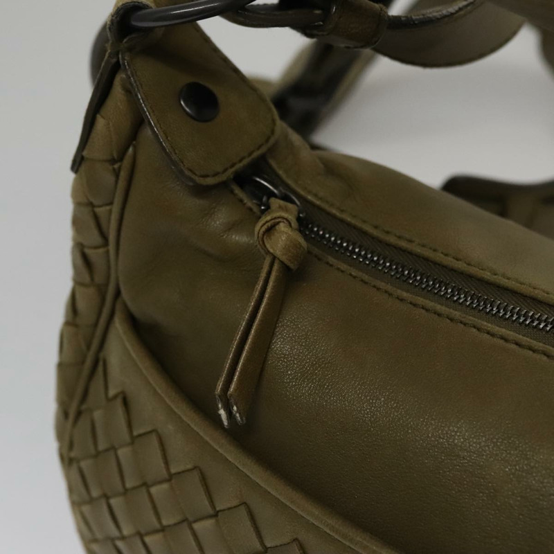 【日本直送】BOTTEGA VENETA INTRECCIATO 單肩包 皮革 卡其色 143276 正品 am7407A-9