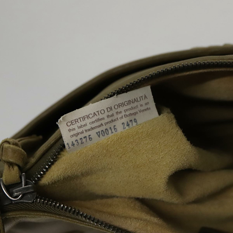 【日本直送】BOTTEGA VENETA INTRECCIATO 單肩包 皮革 卡其色 143276 正品 am7407A-11
