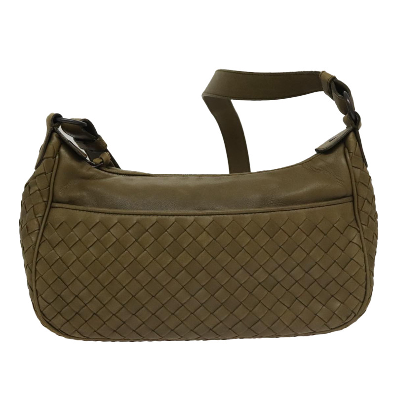 【日本直送】BOTTEGA VENETA INTRECCIATO 單肩包 皮革 卡其色 143276 正品 am7407A-12