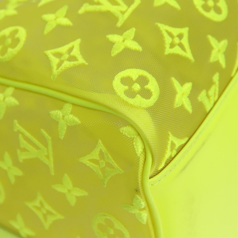 【日本直送】路易威登透明Keepall Bandouliere 50旅行包 黃色 M55380 Auth112531SAM-14