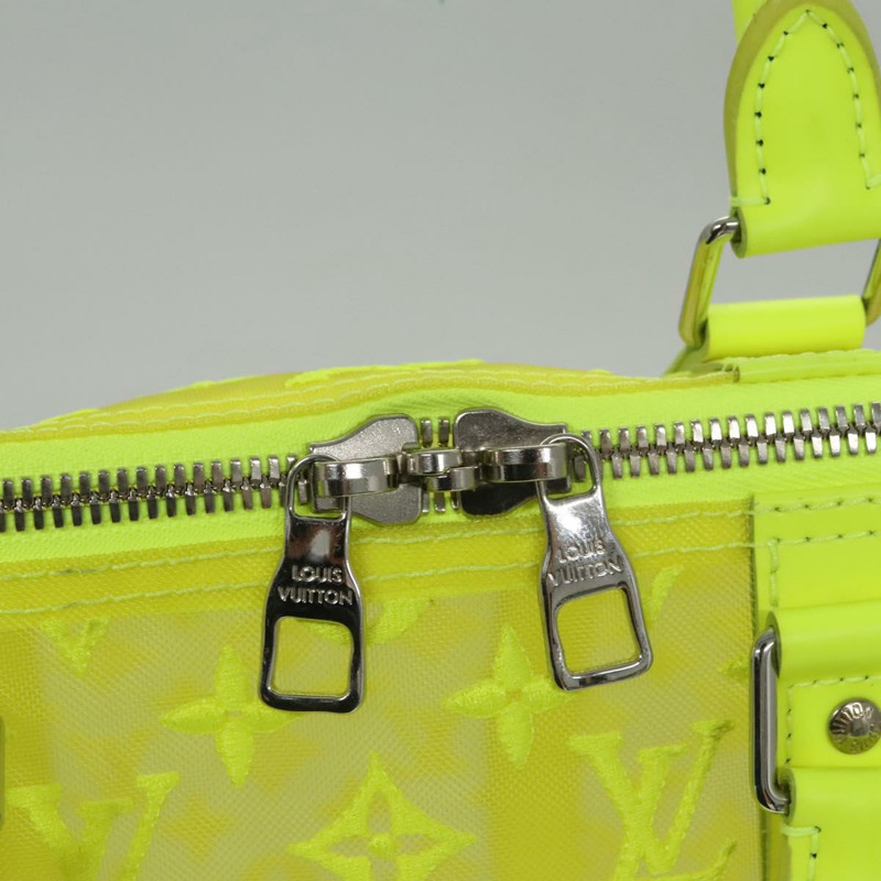 【日本直送】路易威登透明Keepall Bandouliere 50旅行包 黃色 M55380 Auth112531SAM-20
