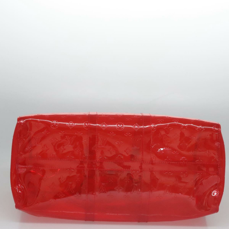 【日本直送】路易威登 Monogram Vinyl Keepall Bandouliere 50 旅行包 紅色 M41416 正品 ec591SAM-4