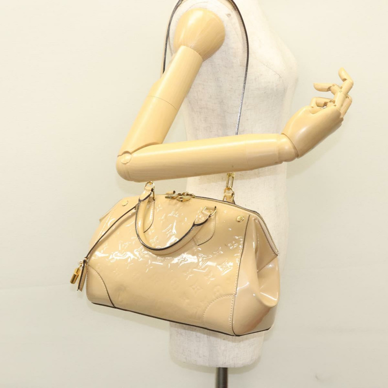 【日本直送】路易威登 Monogram Vernis Santa Monica 手提包 Dunne M50421 LV Auth ep8238A-25