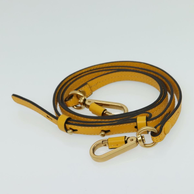 【日本直送】Chloe Nile Minaudire 手提包 皮革 2way 黃金色 Auth 117672A-22