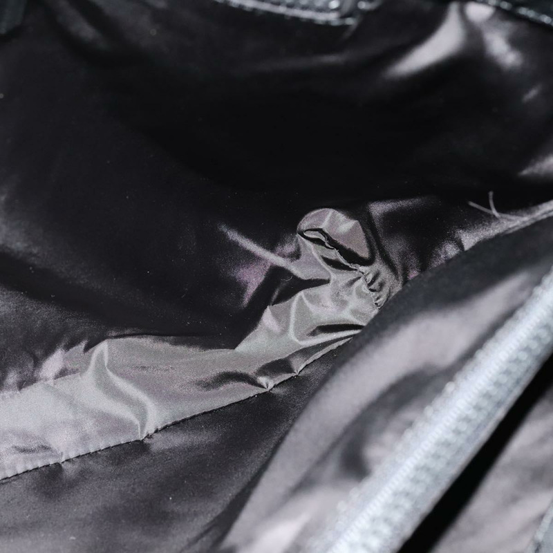 【日本直送】范思哲帆布肩背包 黑色 銀色 正品 123032A-17