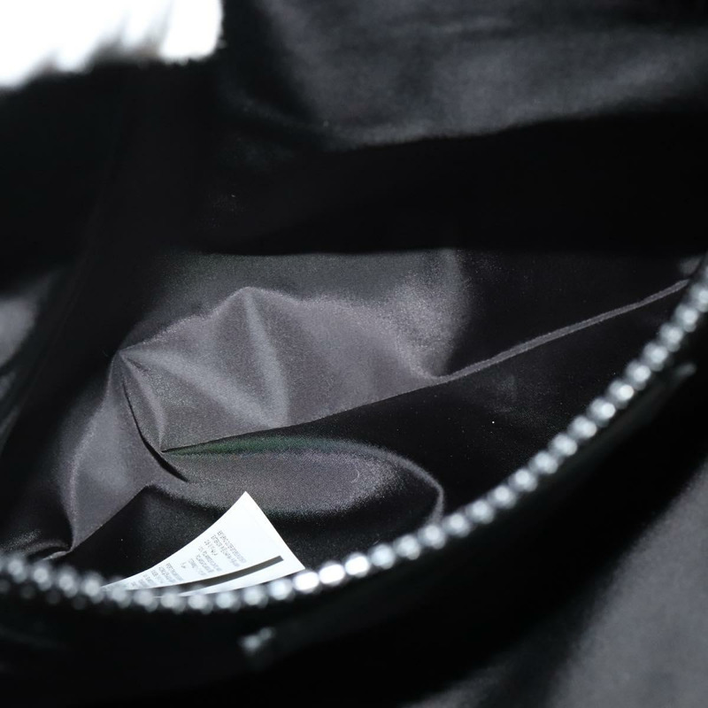 【日本直送】范思哲帆布肩背包 黑色 銀色 正品 123032A-21