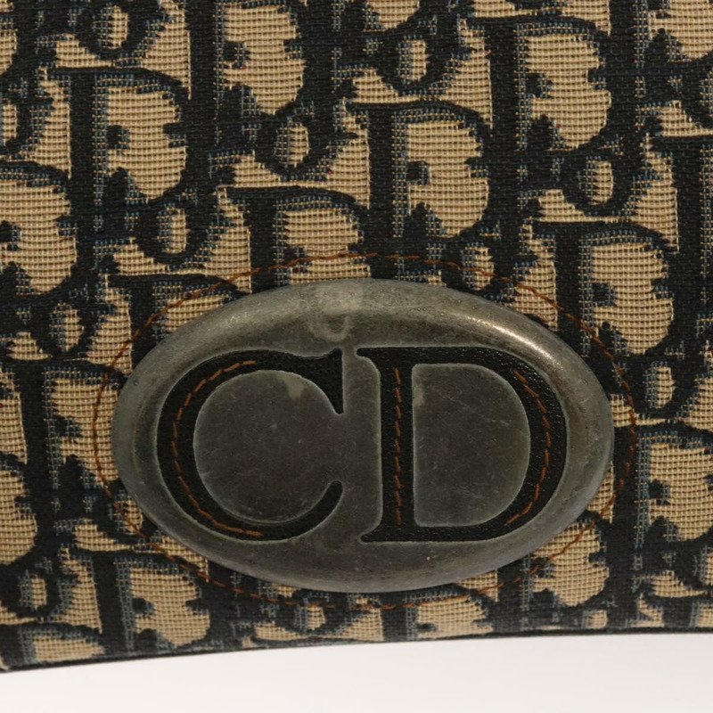 【日本直送】Christian Dior Trotter帆布手提包 海軍藍 銀色 正品 sw686A-8