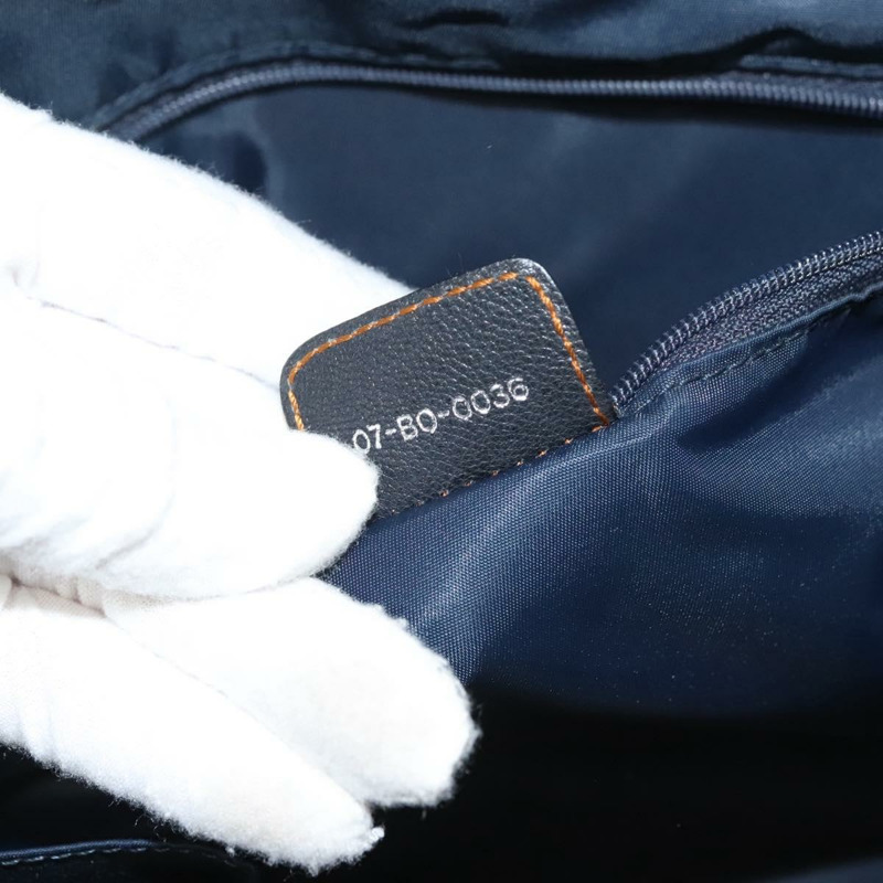 【日本直送】Christian Dior Trotter帆布手提包 海軍藍 銀色 正品 sw686A-11