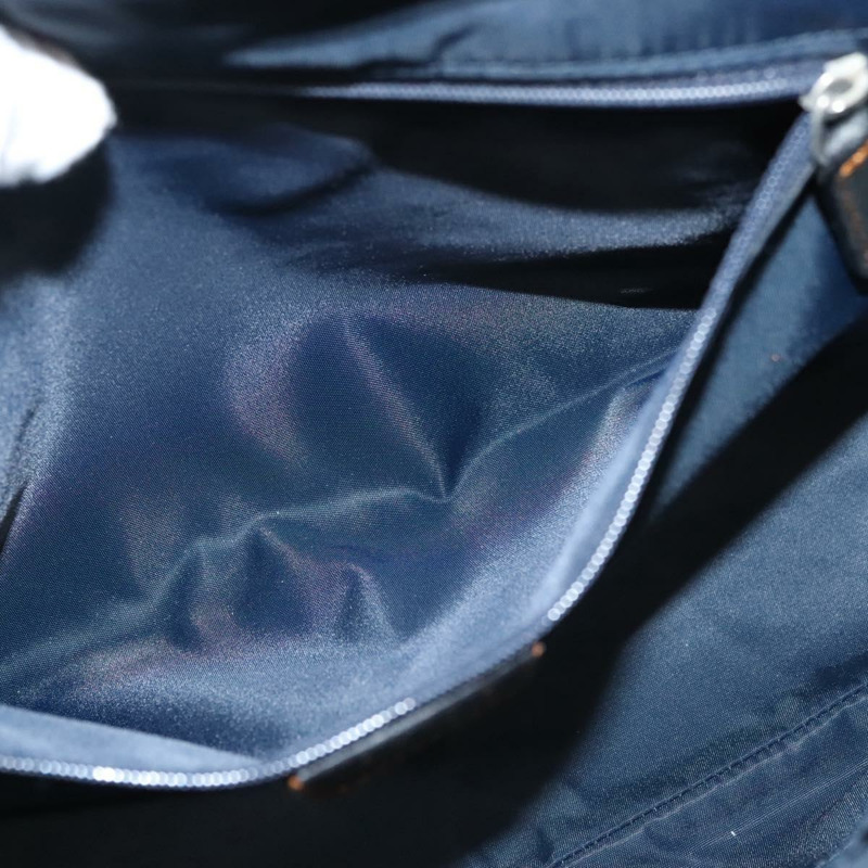 【日本直送】Christian Dior Trotter帆布手提包 海軍藍 銀色 正品 sw686A-21