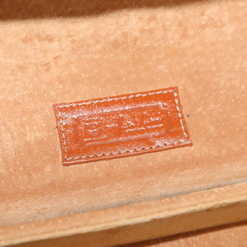 【日本直送】MCM Logoogram Vicetos 手提包 PVC 皮革 2way 棕色金色 Auth 124762A-17