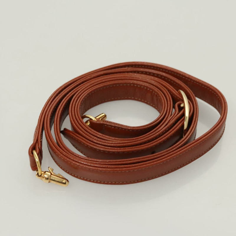 【日本直送】MCM Logoogram Vicetos 手提包 PVC 皮革 2way 棕色金色 Auth 124762A-20