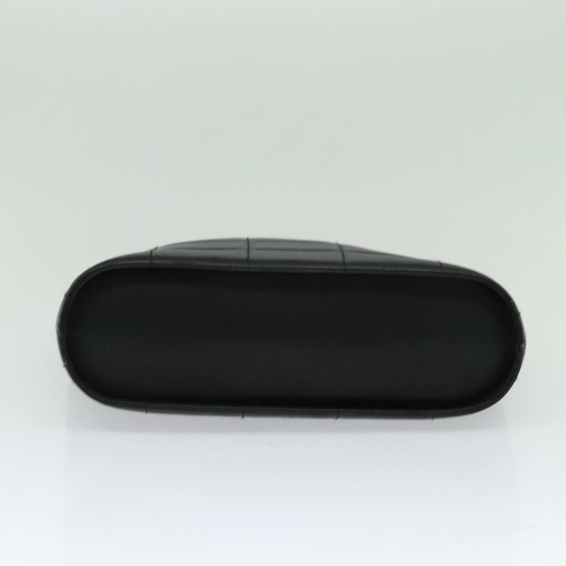 【日本直送】香奈兒 Choco Bar 手提包,黑色皮革,銀色雙C標誌,正品編號 126757A-4