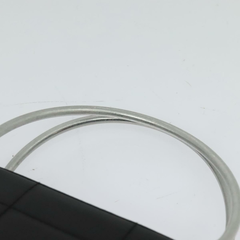 【日本直送】香奈兒 Choco Bar 手提包,黑色皮革,銀色雙C標誌,正品編號 126757A-7