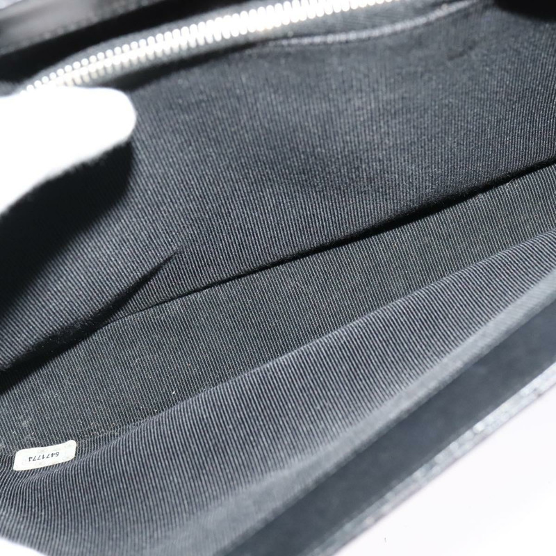 【日本直送】香奈兒 Choco Bar 手提包,黑色皮革,銀色雙C標誌,正品編號 126757A-19