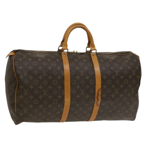 路易威登 Monogram Keepall 55 波士頓包 M41424 LV Auth 132738A