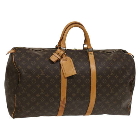 路易威登 Monogram Keepall 55 波士頓包 M41424 LV Auth 134390A