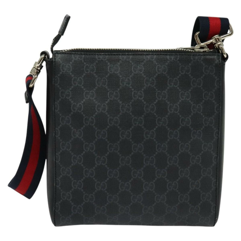【日本直送】GUCCI GG Supreme Sherry Line 單肩包 PVC 黑色 紅色 海軍藍 523599 正品 133793A-1