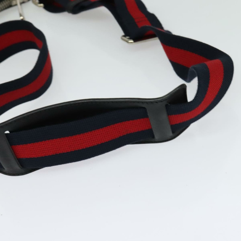 【日本直送】GUCCI GG Supreme Sherry Line 單肩包 PVC 黑色 紅色 海軍藍 523599 正品 133793A-6