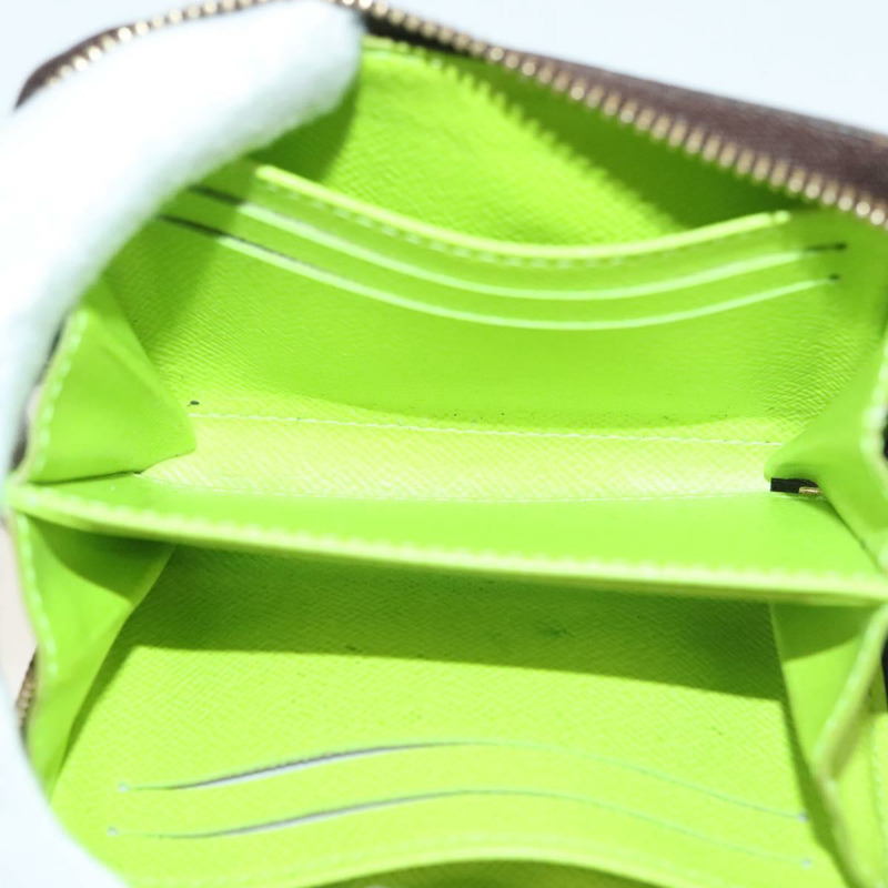 【日本直送】路易威登 Monogram Graffiti Zippy 零錢包 綠色 M93709 LV Auth 137387A-9