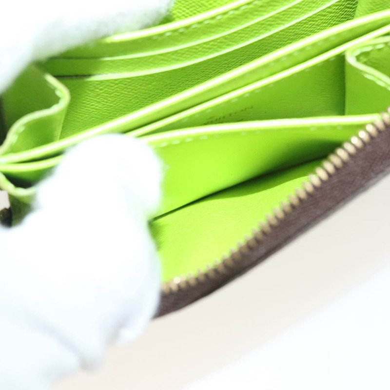 【日本直送】路易威登 Monogram Graffiti Zippy 零錢包 綠色 M93709 LV Auth 137387A-10