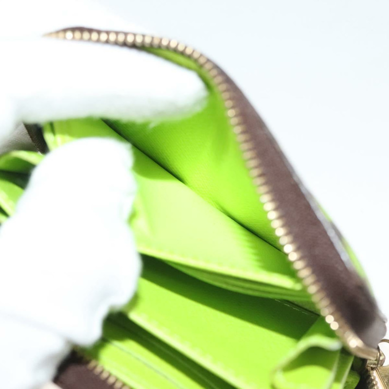 【日本直送】路易威登 Monogram Graffiti Zippy 零錢包 綠色 M93709 LV Auth 137387A-16