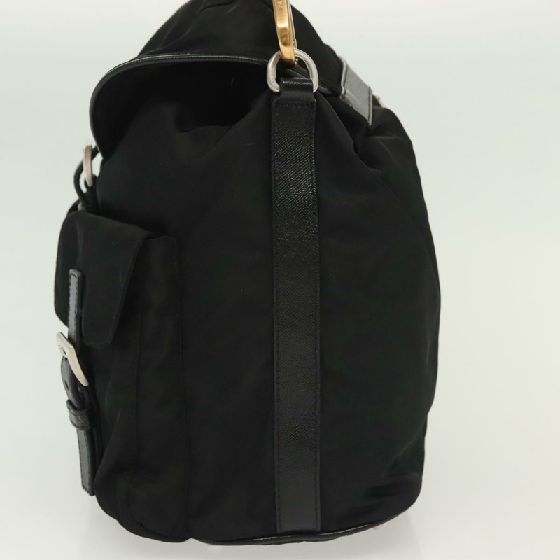 【日本直送】PRADA 單肩包 尼龍 黑色 銀色 正品 yk19273A-2