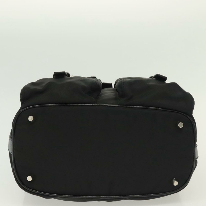 【日本直送】PRADA 單肩包 尼龍 黑色 銀色 正品 yk19273A-4