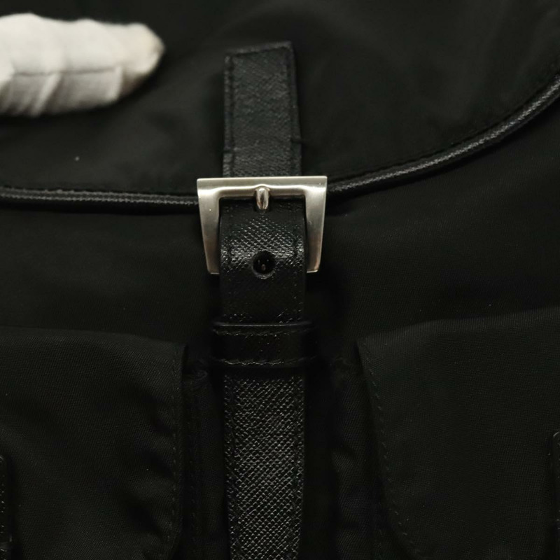 【日本直送】PRADA 單肩包 尼龍 黑色 銀色 正品 yk19273A-8