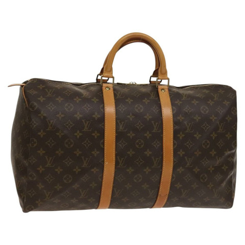 路易威登 Monogram Keepall 50 波士頓包 M41426 LV Auth 138682V