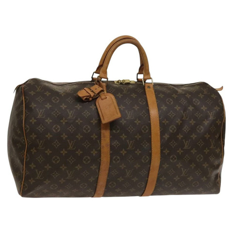 路易威登 Monogram Keepall 55 波士頓包 M41424 LV Auth 138585A
